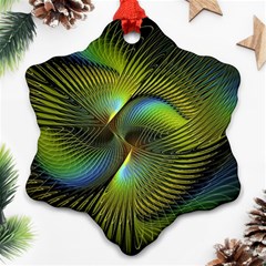 Digitalart  Waves Ornament (snowflake)