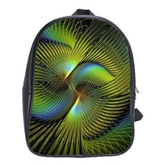 Digitalart  Waves School Bag (xl) by Sparkle