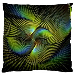 Digitalart  Waves Standard Premium Plush Fleece Cushion Case (two Sides)