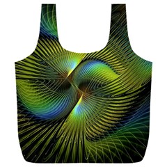 Digitalart  Waves Full Print Recycle Bag (xxxl) by Sparkle