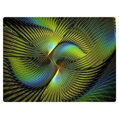 Digitalart  Waves One Side Premium Plush Fleece Blanket (extra Small) by Sparkle