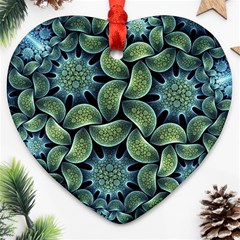 Digitalartflower Heart Ornament (two Sides)