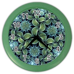 Digitalartflower Color Wall Clock by Sparkle