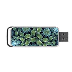 Digitalartflower Portable Usb Flash (one Side) by Sparkle