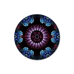 Digitalart Kaleidoscope Rubber Coaster (Round)