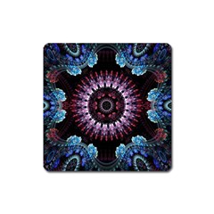 Digitalart Kaleidoscope Square Magnet