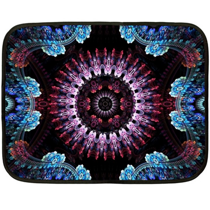 Digitalart Kaleidoscope One Side Fleece Blanket (Mini)