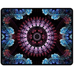 Digitalart Kaleidoscope One Side Fleece Blanket (Medium)