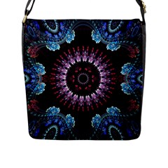 Digitalart Kaleidoscope Flap Closure Messenger Bag (L)