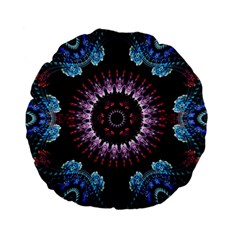 Digitalart Kaleidoscope Standard 15  Premium Flano Round Cushions