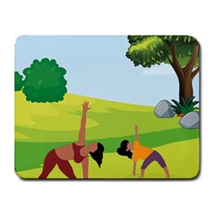 Mother And Daughter Y Small Mousepad by SymmekaDesign