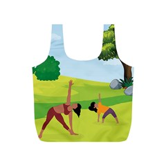 Mother And Daughter Y Full Print Recycle Bag (s) by SymmekaDesign