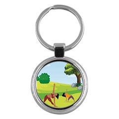 Large Key Chain (round) by SymmekaDesign