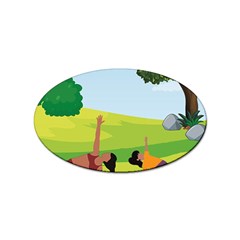 Large Sticker Oval (10 Pack)