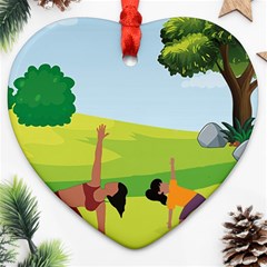 Large Heart Ornament (two Sides)