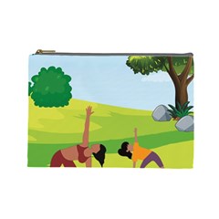 Large Cosmetic Bag (large) by SymmekaDesign