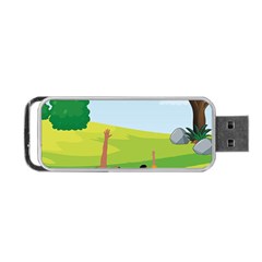 Large Portable Usb Flash (two Sides)