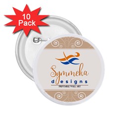 Logo Pngdd 2 25  Buttons (10 Pack)  by SymmekaDesign