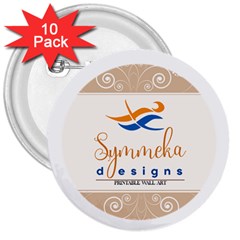 Logo Pngdd 3  Buttons (10 Pack)  by SymmekaDesign