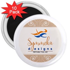 Logo Pngdd 3  Magnets (10 Pack)  by SymmekaDesign