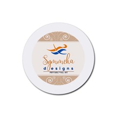 Logo Pngdd Rubber Round Coaster (4 Pack) by SymmekaDesign