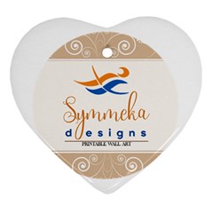 Logo Pngdd Heart Ornament (two Sides)