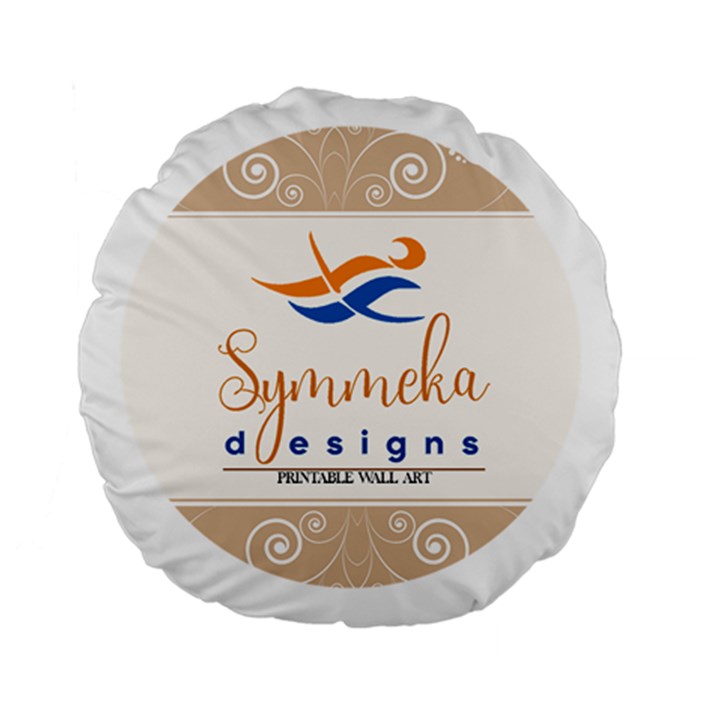 Logo Pngdd Standard 15  Premium Round Cushions