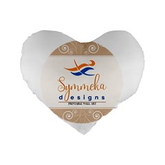 Logo Pngdd Standard 16  Premium Heart Shape Cushions by SymmekaDesign