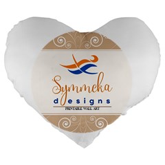 Logo Pngdd Large 19  Premium Heart Shape Cushions