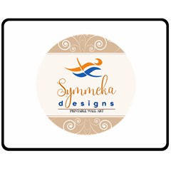 Logo Pngdd Fleece Blanket (medium) by SymmekaDesign