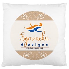 Logo Pngdd Large Premium Plush Fleece Cushion Case (one Side) by SymmekaDesign