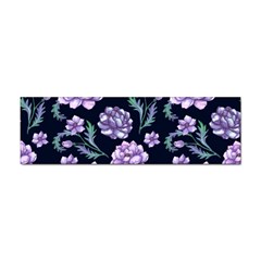 Elegant Purple Pink Peonies In Dark Blue Background Sticker Bumper (10 Pack) by augustinet