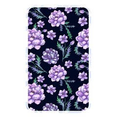 Elegant Purple Pink Peonies In Dark Blue Background Memory Card Reader (rectangular) by augustinet