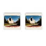  Us ventag eagles Travel Poster Graphic Style Redbleuwhite  Cufflinks (Square) Front(Pair)