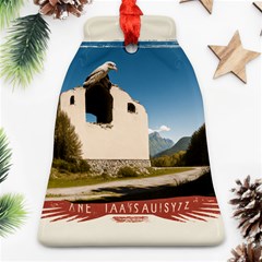  Us Ventag Eagles Travel Poster Graphic Style Redbleuwhite  Bell Ornament (two Sides) by steakspro94