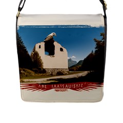  Us Ventag Eagles Travel Poster Graphic Style Redbleuwhite  Flap Closure Messenger Bag (l) by steakspro94