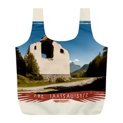  Us Ventag Eagles Travel Poster Graphic Style Redbleuwhite  Full Print Recycle Bag (l) by steakspro94