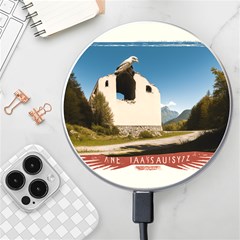  Us Ventag Eagles Travel Poster Graphic Style Redbleuwhite  Wireless Fast Charger(white) by steakspro94