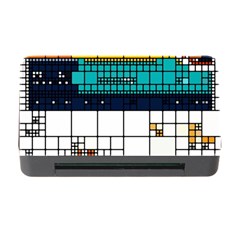 Abstract Statistics Rectangles Classification Memory Card Reader With Cf by Pakemis