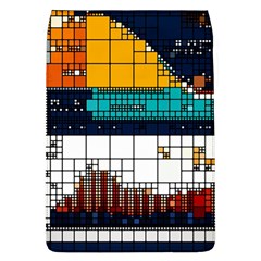 Abstract Statistics Rectangles Classification Removable Flap Cover (l) by Pakemis