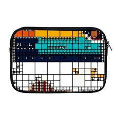 Abstract Statistics Rectangles Classification Apple Macbook Pro 17  Zipper Case by Pakemis