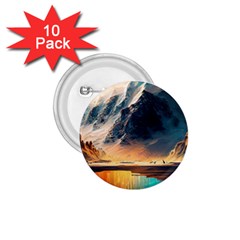 Abstract Color Colorful Mountain Ocean Sea 1 75  Buttons (10 Pack) by Pakemis