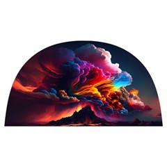 Ocean Sea Wave Clouds Mountain Colorful Sky Art Anti Scalding Pot Cap by Pakemis