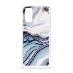 Marble Abstract White Pink Dark Art Samsung Galaxy S20 6 2 Inch Tpu Uv Case by Pakemis