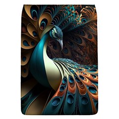 Peacock Bird Feathers Colorful Texture Abstract Removable Flap Cover (s) by Pakemis