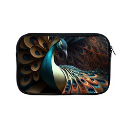 Peacock Bird Feathers Colorful Texture Abstract Apple Macbook Pro 13  Zipper Case by Pakemis