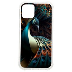 Peacock Bird Feathers Colorful Texture Abstract Iphone 12 Mini Tpu Uv Print Case	