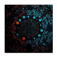 Big Data Abstract Abstract Background Tile Coaster by Pakemis