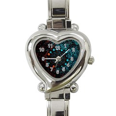 Big Data Abstract Abstract Background Heart Italian Charm Watch by Pakemis