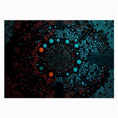 Big Data Abstract Abstract Background Large Glasses Cloth (2 Sides) by Pakemis